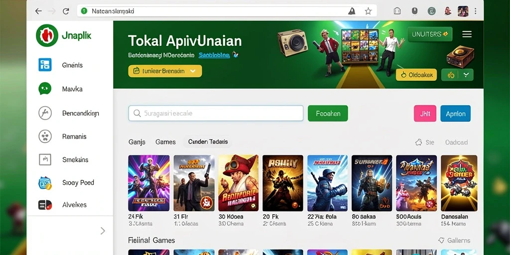 Tampilan antarmuka yang user-friendly.