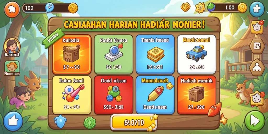 Tampilan antarmuka ESHATOTO yang intuitif dan menarik.