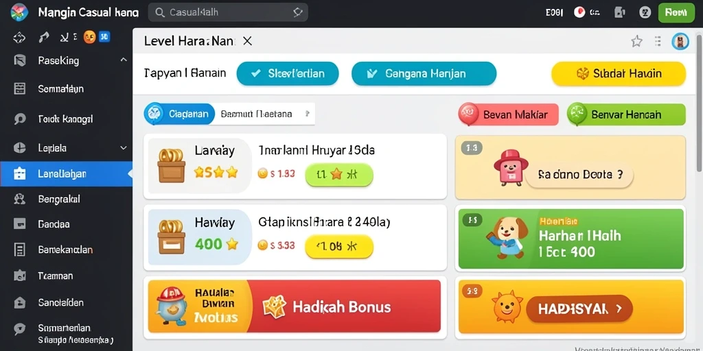 Tampilan antarmuka yang intuitif dan menarik.