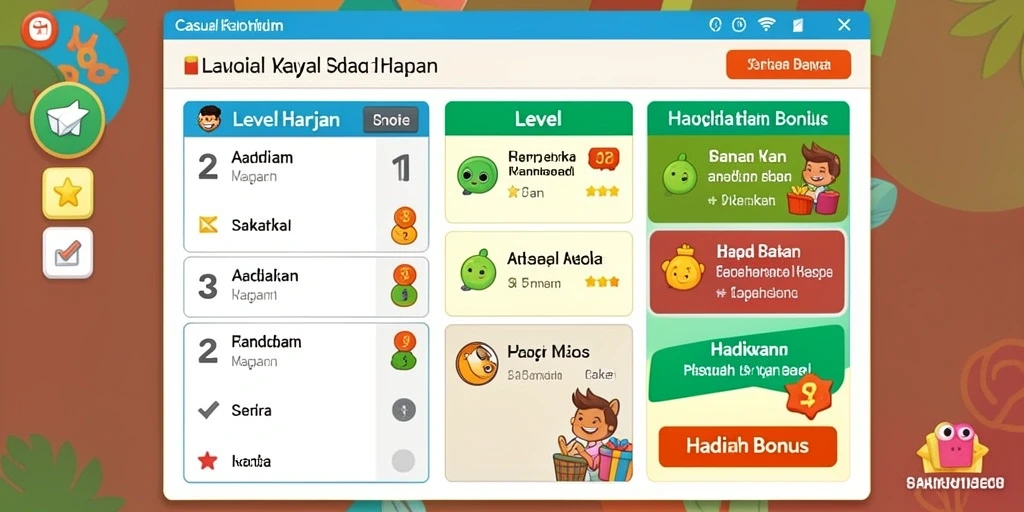 Tampilan antarmuka HOKIRAJA yang modern dan menarik.