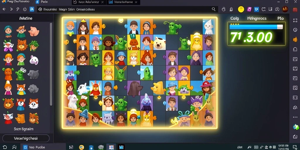 Screenshot menggambarkan aksi seru dalam KAGANDAN.