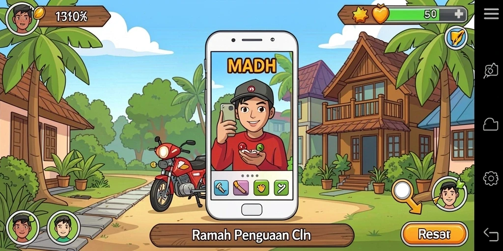 Tampilan antarmuka yang menarik dan mudah dinavigasi.