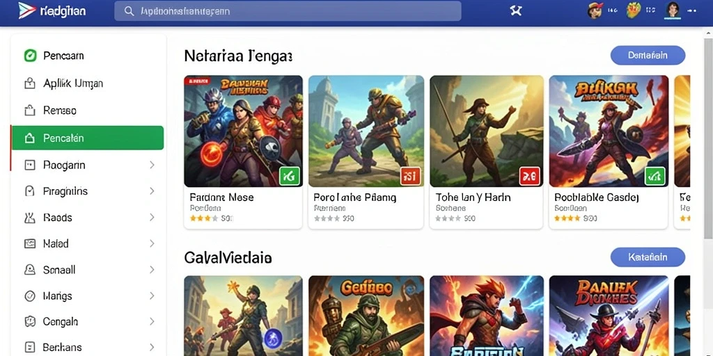 Tampilan antarmuka yang intuitif dan menarik.