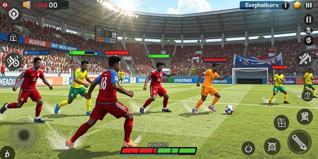 Tampilan permainan slot yang menarik dan penuh warna.